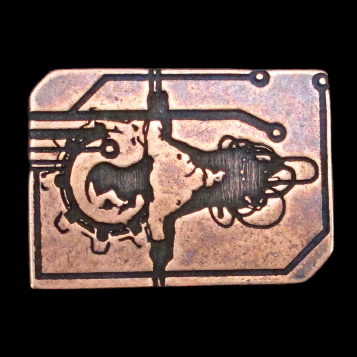 Cyberpunk Legendary Metal Copper Coin