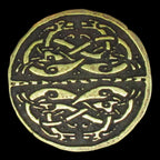 Celtic Legendary Metal Gold Coin