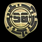 Space Unit '50' Legendary Metal Gold Coin