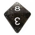 TDSO Glitter Black D8 Dice