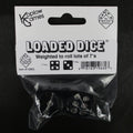 Koplow Wooden Black Loaded Roll Lots of 7s Pair of Weighted Cheat 18mm D6 Spot Dice