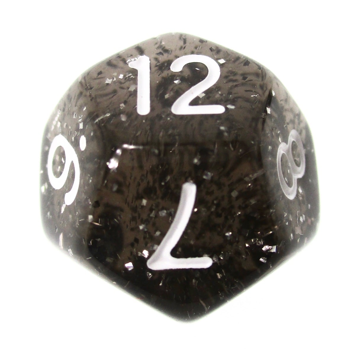 TDSO Glitter Black D12 Dice