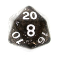 TDSO Glitter Black D20 Dice