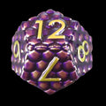 TDSO Metal Dragon Scale Purple & Gold D12 Dice
