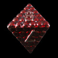 TDSO Metal Dragon Scale Red & Black D8 Dice