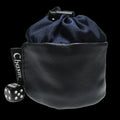Chasm Vortex Small Pitch Black High Grade Leather Dice Bag