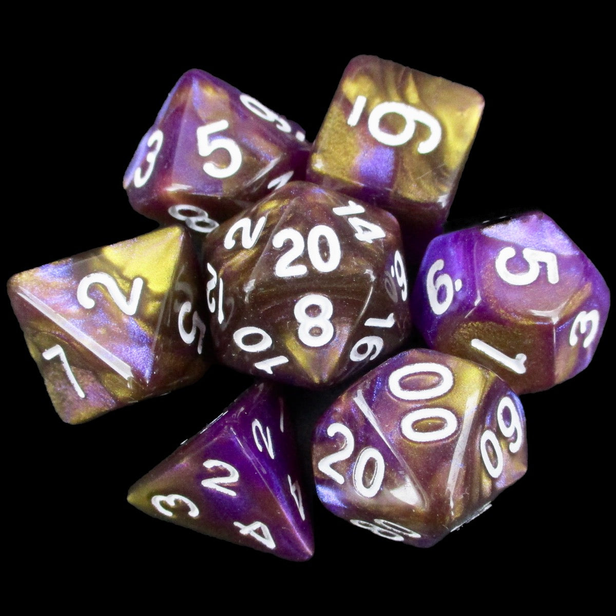TDSO Ancient King 7 Dice Polyset LTD EDITION