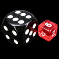 TDSO Bright Gem Ruby MINI 10mm D6 Dice