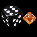 TDSO Bright Gem Fire Opal MINI 10mm Percentile Dice