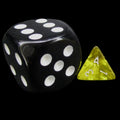 TDSO Bright Gem Citrine MINI 10mm D4 Dice