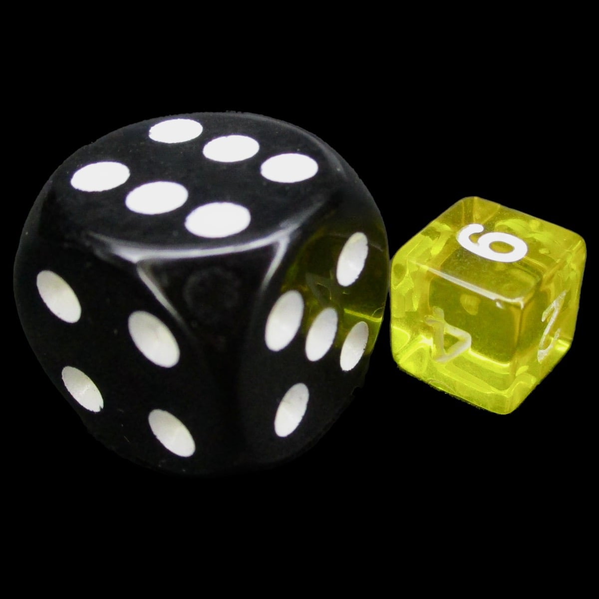 TDSO Bright Gem Citrine MINI 10mm D6 Dice