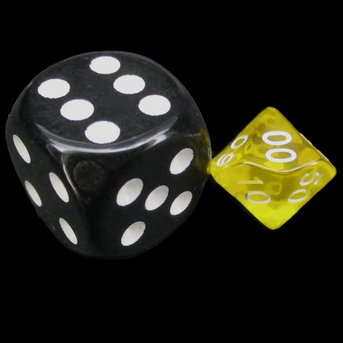 TDSO Bright Gem Citrine MINI 10mm Percentile Dice