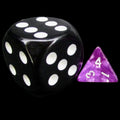 TDSO Bright Gem Amethyst MINI 10mm D4 Dice