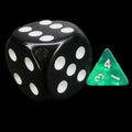 TDSO Bright Gem Emerald MINI 10mm D4 Dice