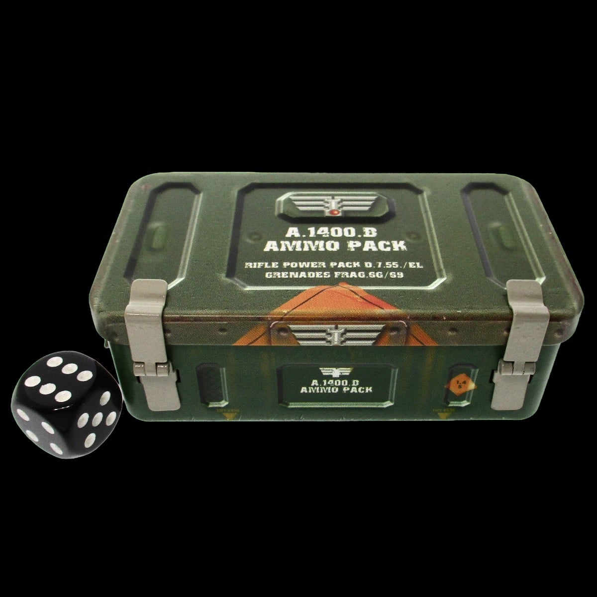 HALF PRICE CLEARANCE D&G Ammo Box Dice Storage Tin