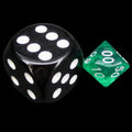 TDSO Bright Gem Emerald MINI 10mm Percentile Dice