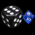 TDSO Bright Gem Sapphire MINI 10mm D8 Dice