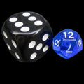 TDSO Bright Gem Sapphire MINI 10mm D12 Dice