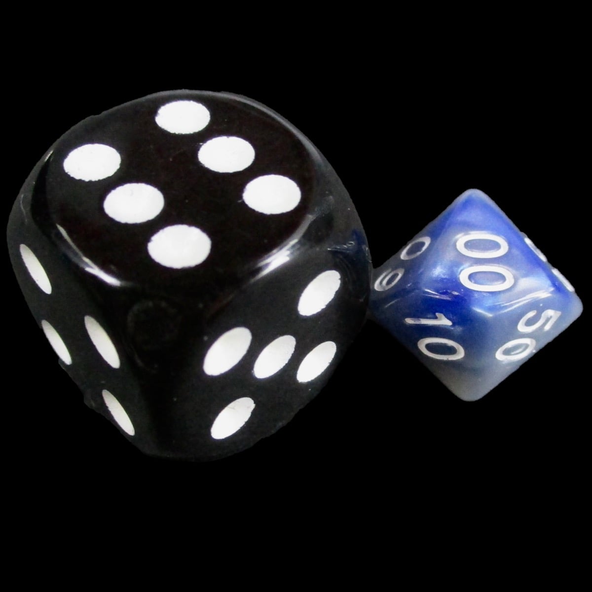 TDSO Duel Blue & Steel MINI 10mm Percentile Dice
