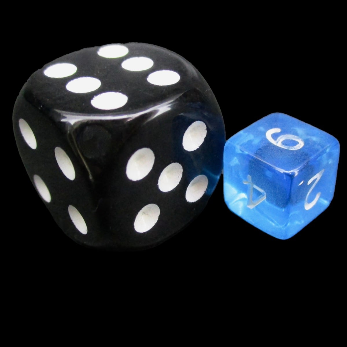 TDSO Bright Gem Cyan MINI 10mm D6 Dice