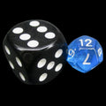 TDSO Bright Gem Cyan MINI 10mm D12 Dice