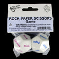 Koplow Opaque Rock Paper Scissors JUMBO 28mm 2 x D12 Dice Game