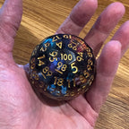 TDSO Liquid Core Shoggoth 'Mass of Moving Eyes' MASSIVE 52mm D100 Dice