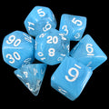 TDSO Nebula Sky Blue 7 Dice Polyset LTD EDITION
