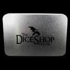 TDSO Zircon Glass Sapphire & Gold 6 x D6 Spot Dice Set