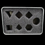 TDSO Metal 7 Dice Polyset Storage Tin