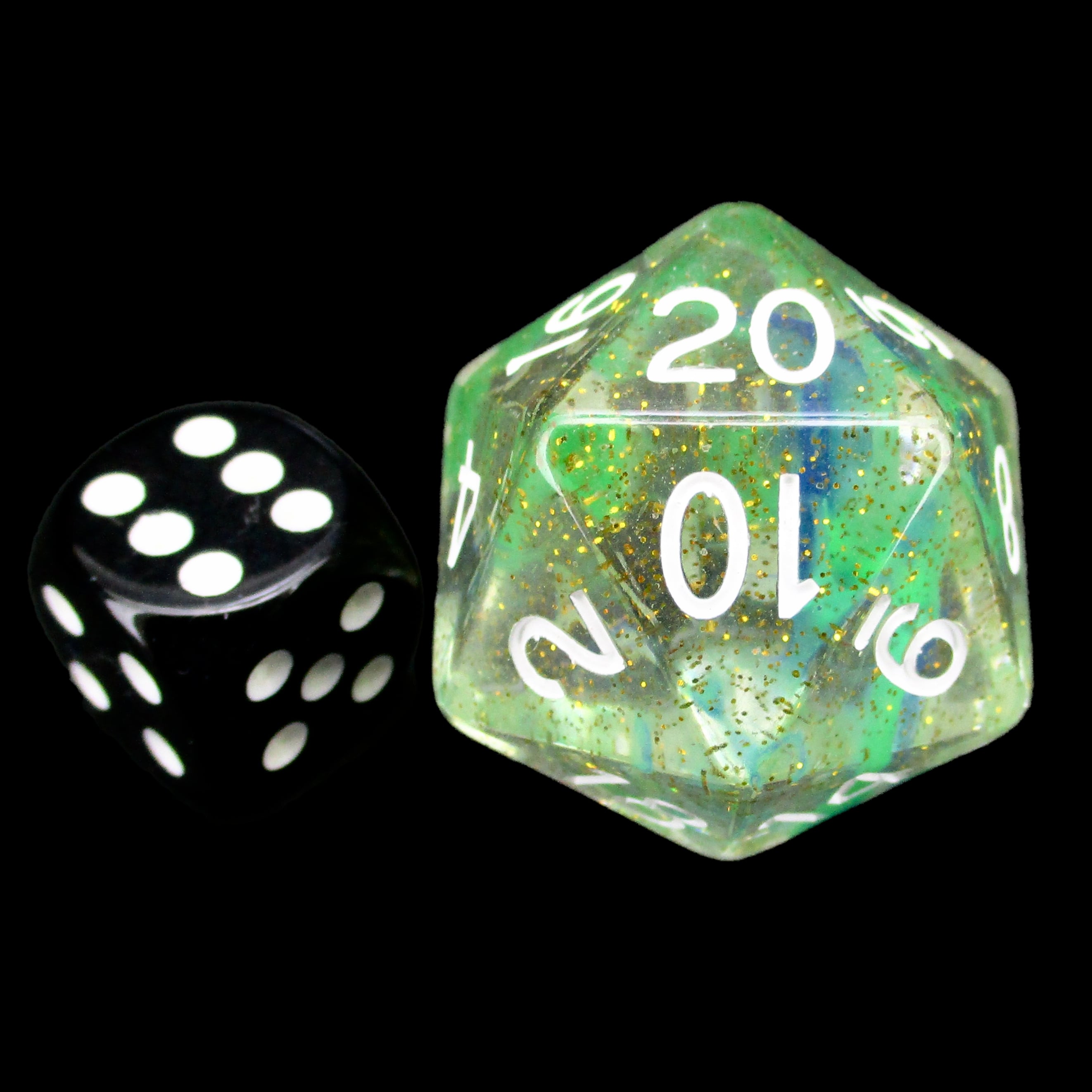 Role 4 Initiative Diffusion Neptunes Treasure JUMBO XL Balanced D20 Dice