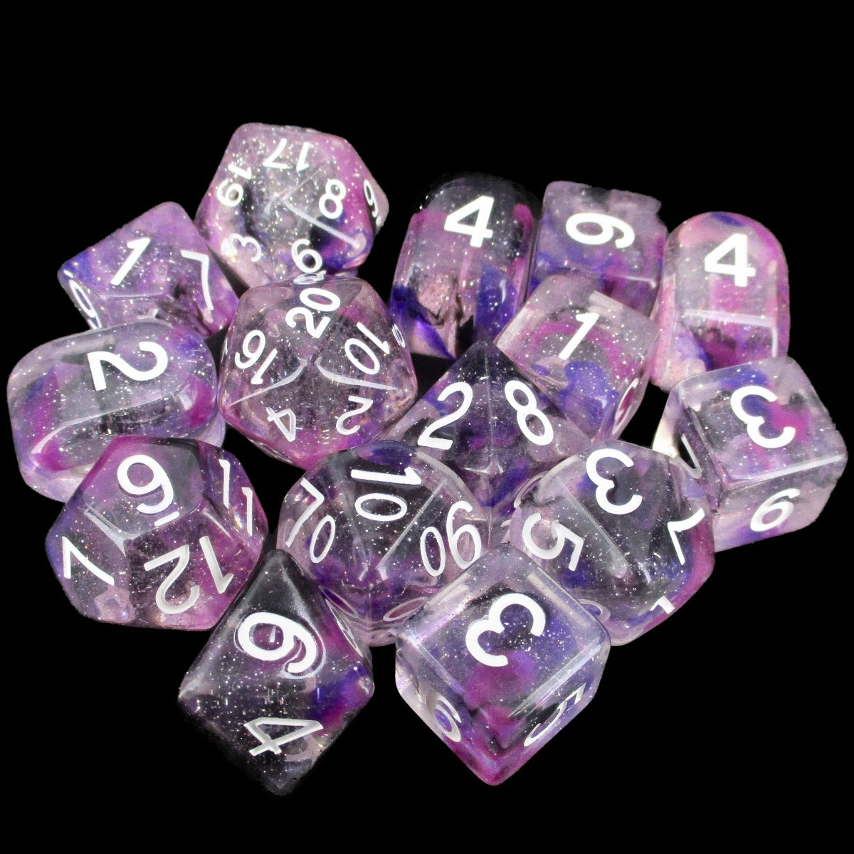 Role 4 Initiative Diffusion Set 42 15 Dice Polyset with Arch D4s
