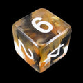 Role 4 Initiative Diffusion Lava Field Gold D6 Dice