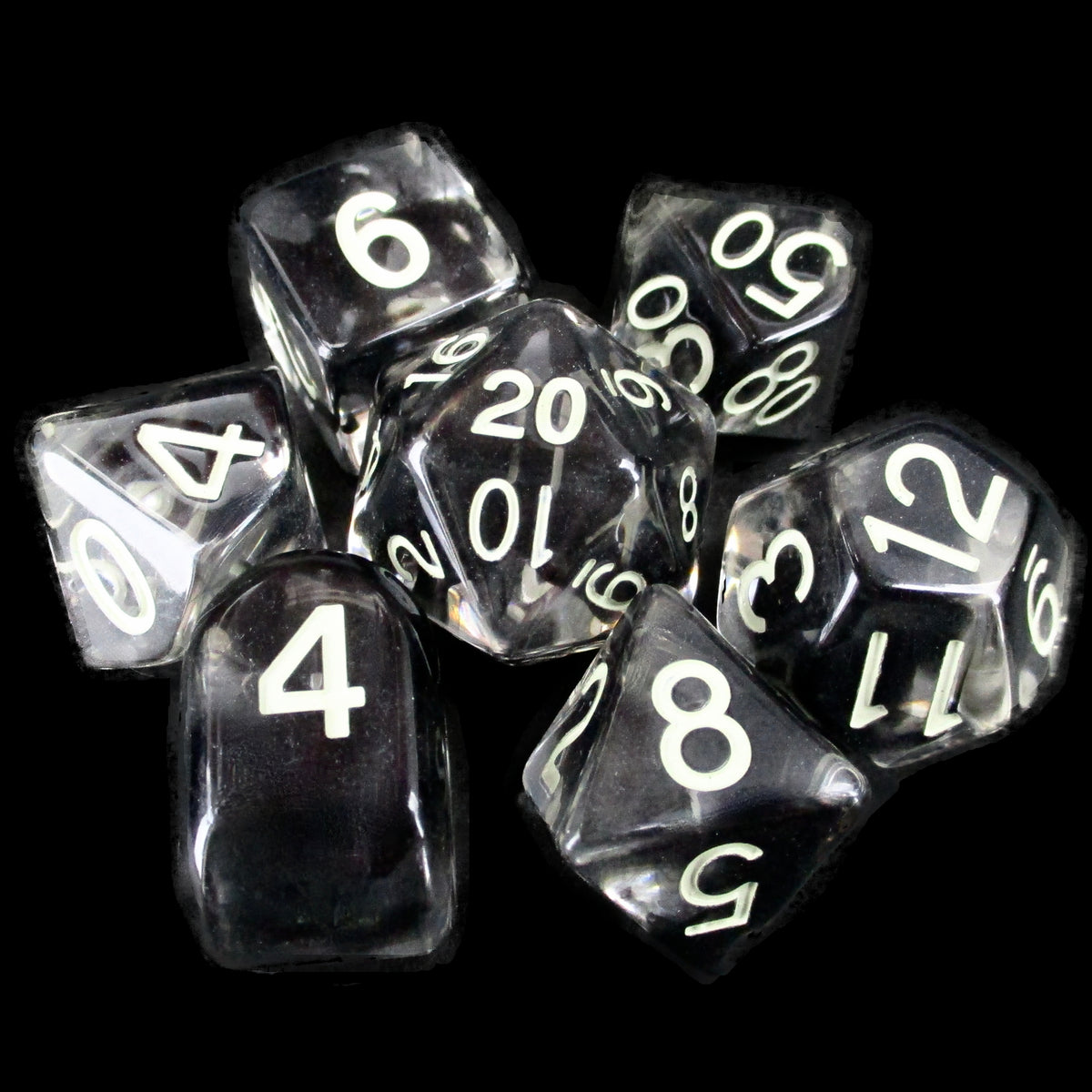 Role 4 Initiative Diffusion Lich 7 Dice Polyset with Arch D4