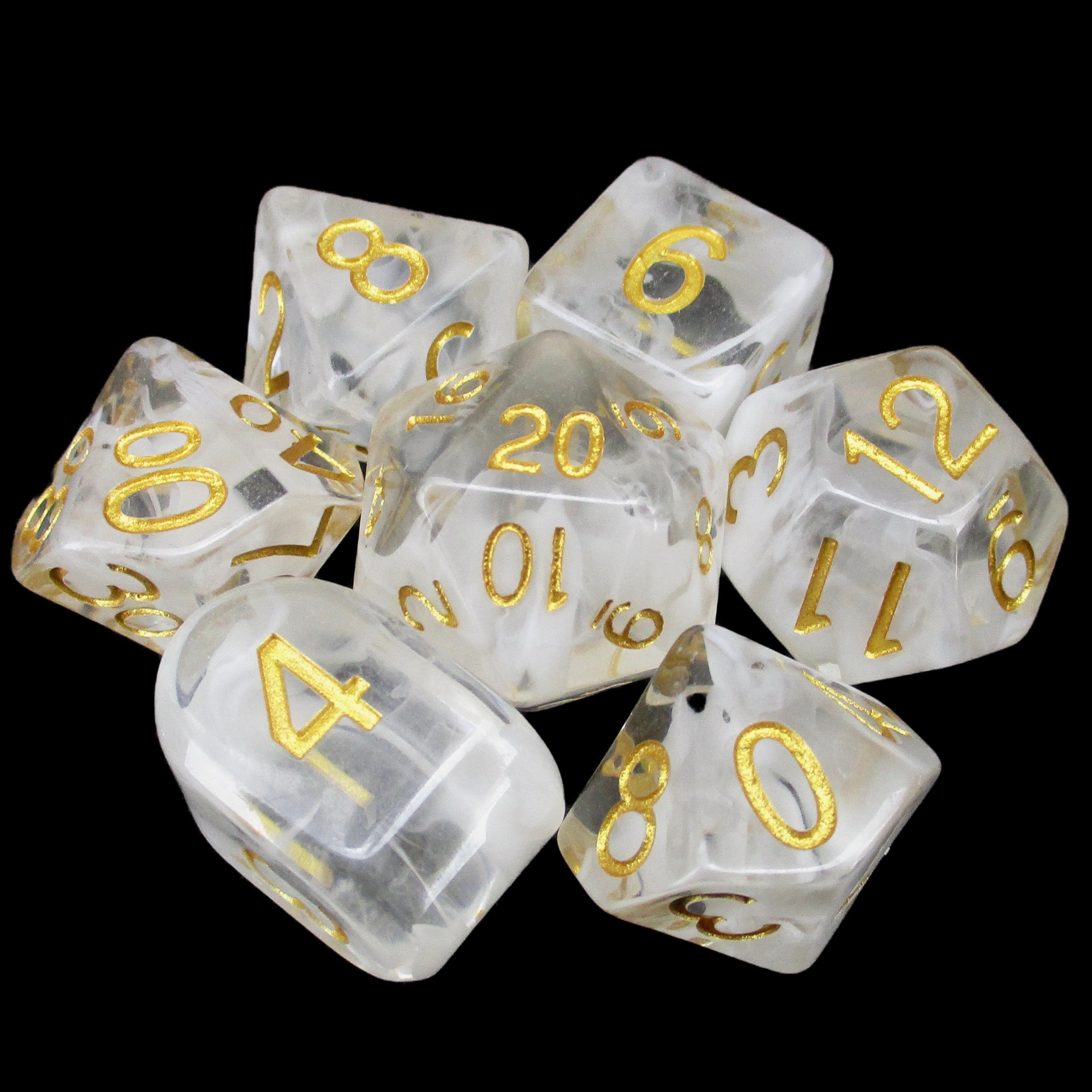 Role 4 Initiative Diffusion Olympus 7 Dice Polyset with Arch D4