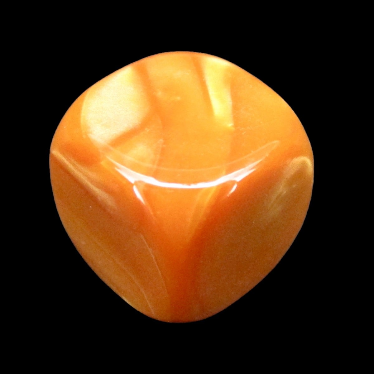 TDSO Pearl Blank Copper 16mm 10 x D6 Dice Set