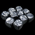 TDSO Pearl Blank Black 16mm 10 x D6 Dice Set