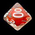 TDSO Encased Skull Flame Percentile Dice