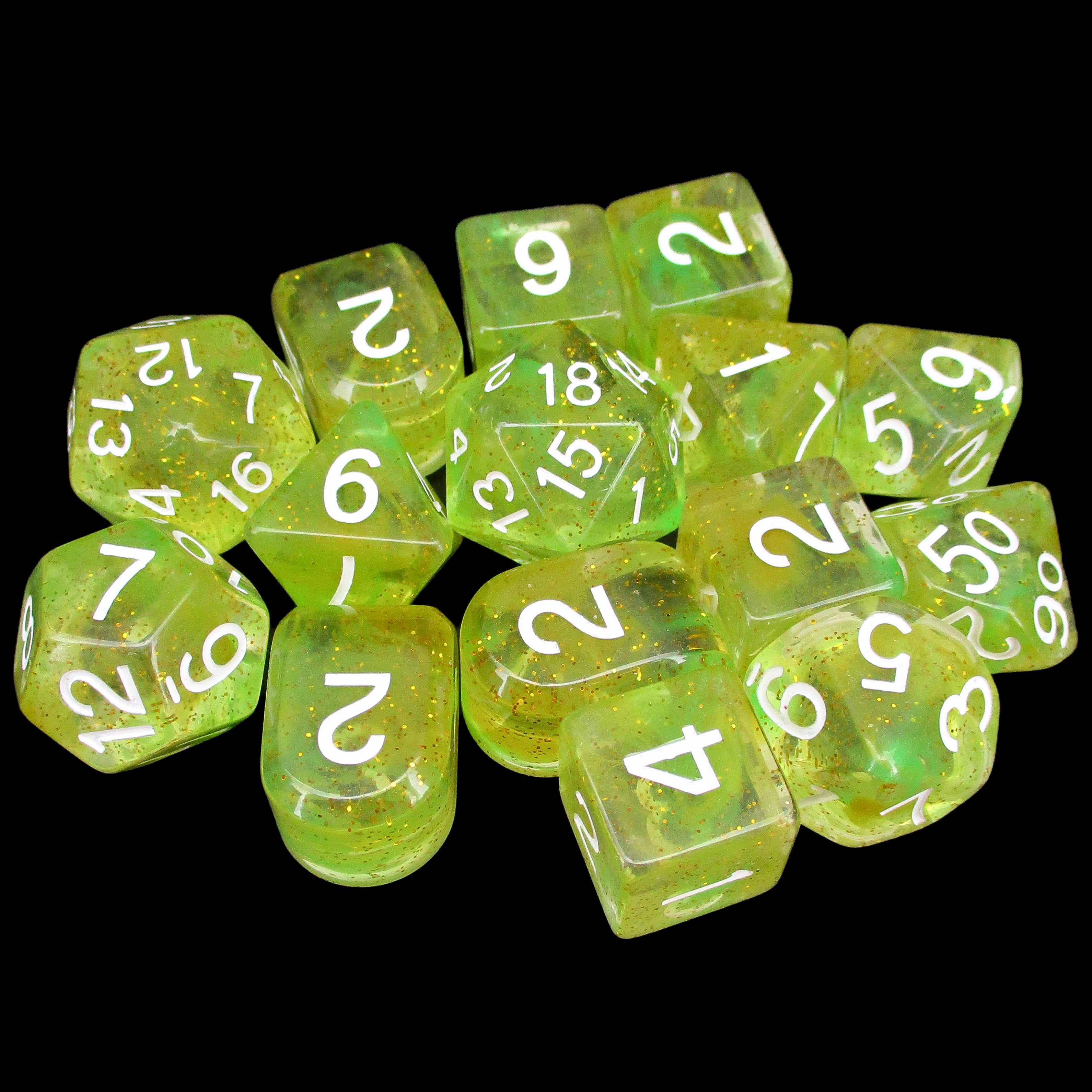 Role 4 Initiative Diffusion Dragons Hoard 15 Dice Polyset with Arch D4s