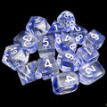 Role 4 Initiative Diffusion Sapphire 15 Dice Polyset with Arch D4s