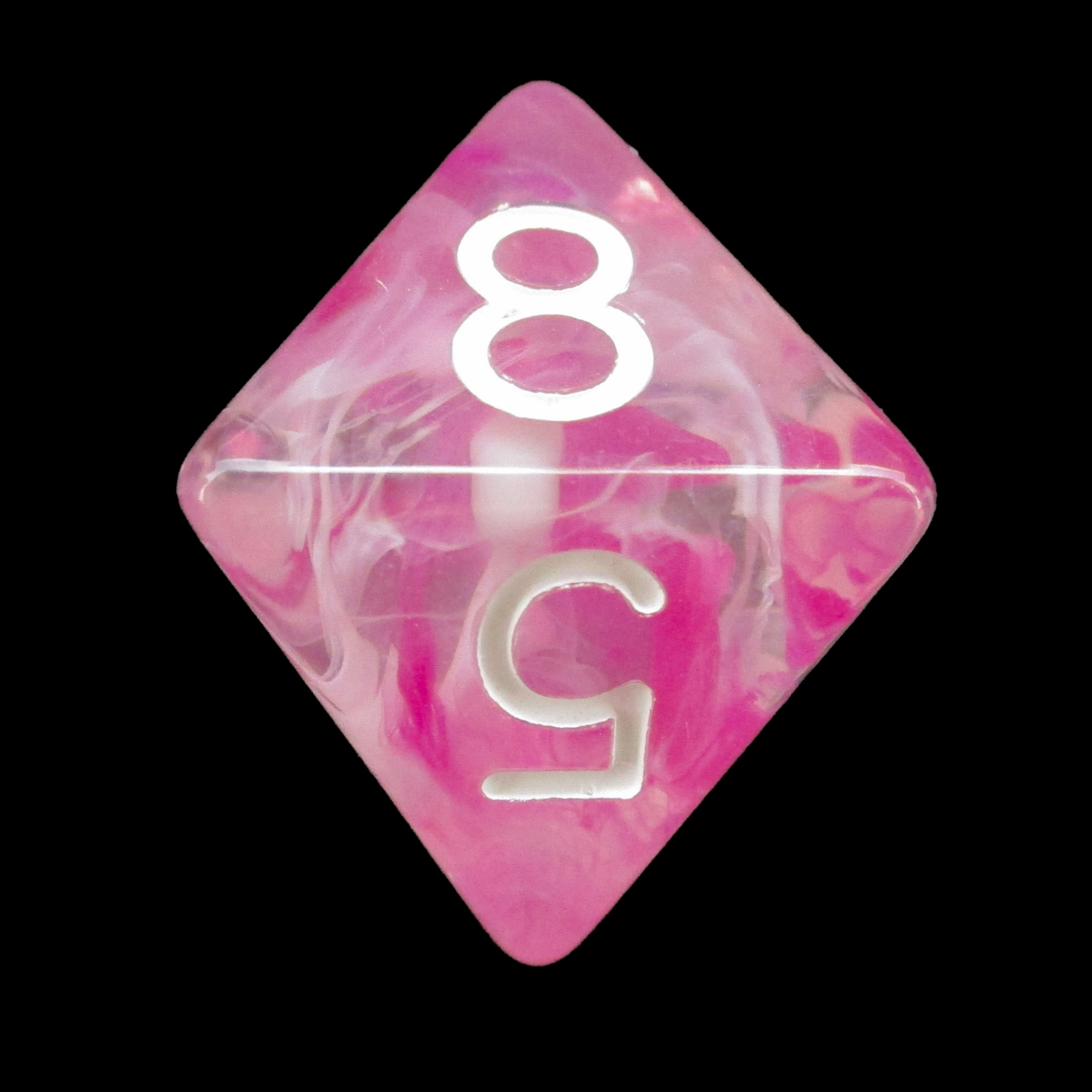 Role 4 Initiative Diffusion Pink Cherry Blossom D8 Dice