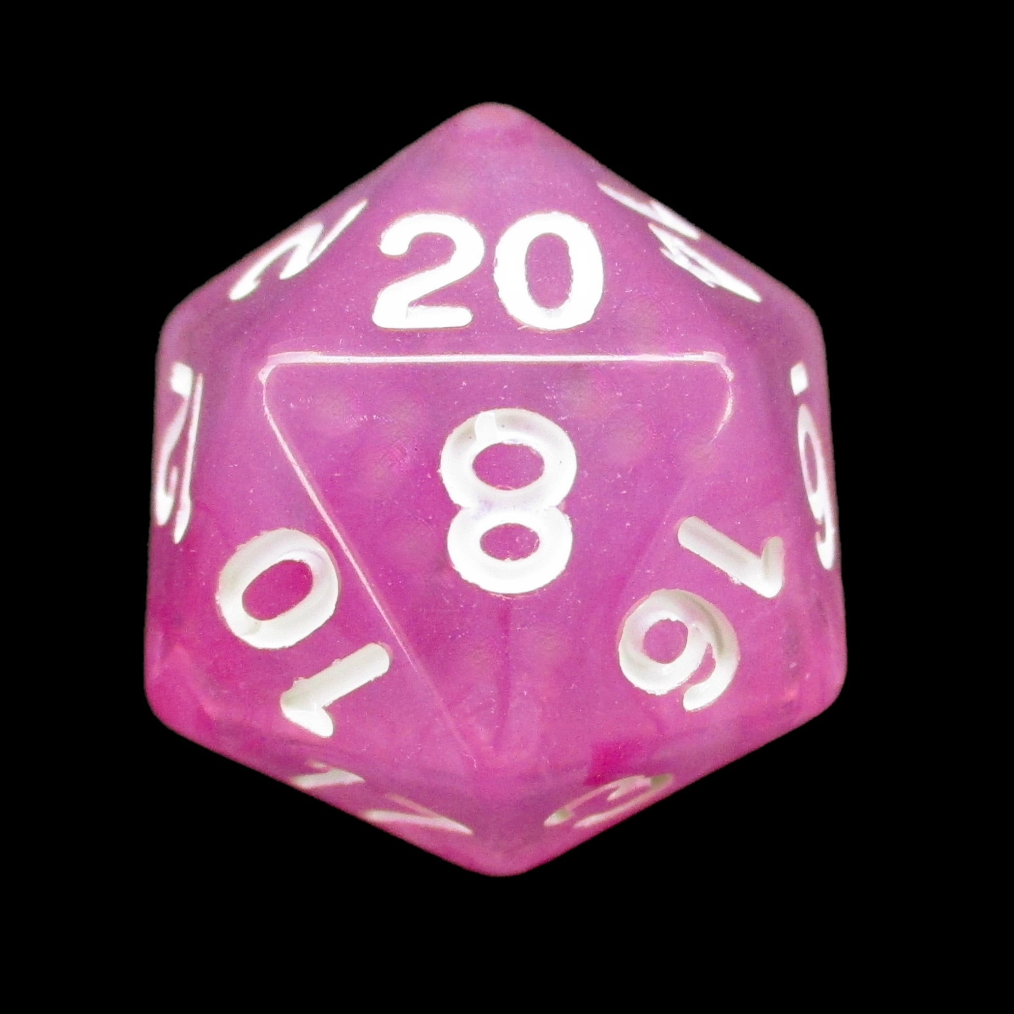 Role 4 Initiative Diffusion Pink Cherry Blossom D20 Dice