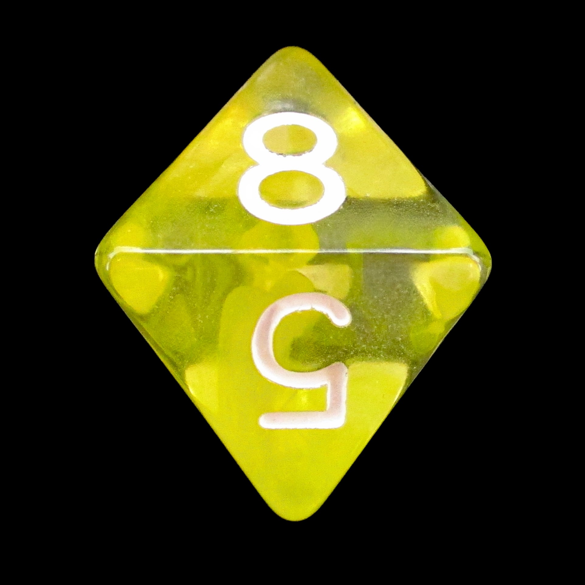 Role 4 Initiative Diffusion Honey & Lemon D8 Dice LTD EDITION