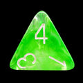 HALF PRICE CLEARANCE Role 4 Initiative Diffusion Slime Green D4 Dice