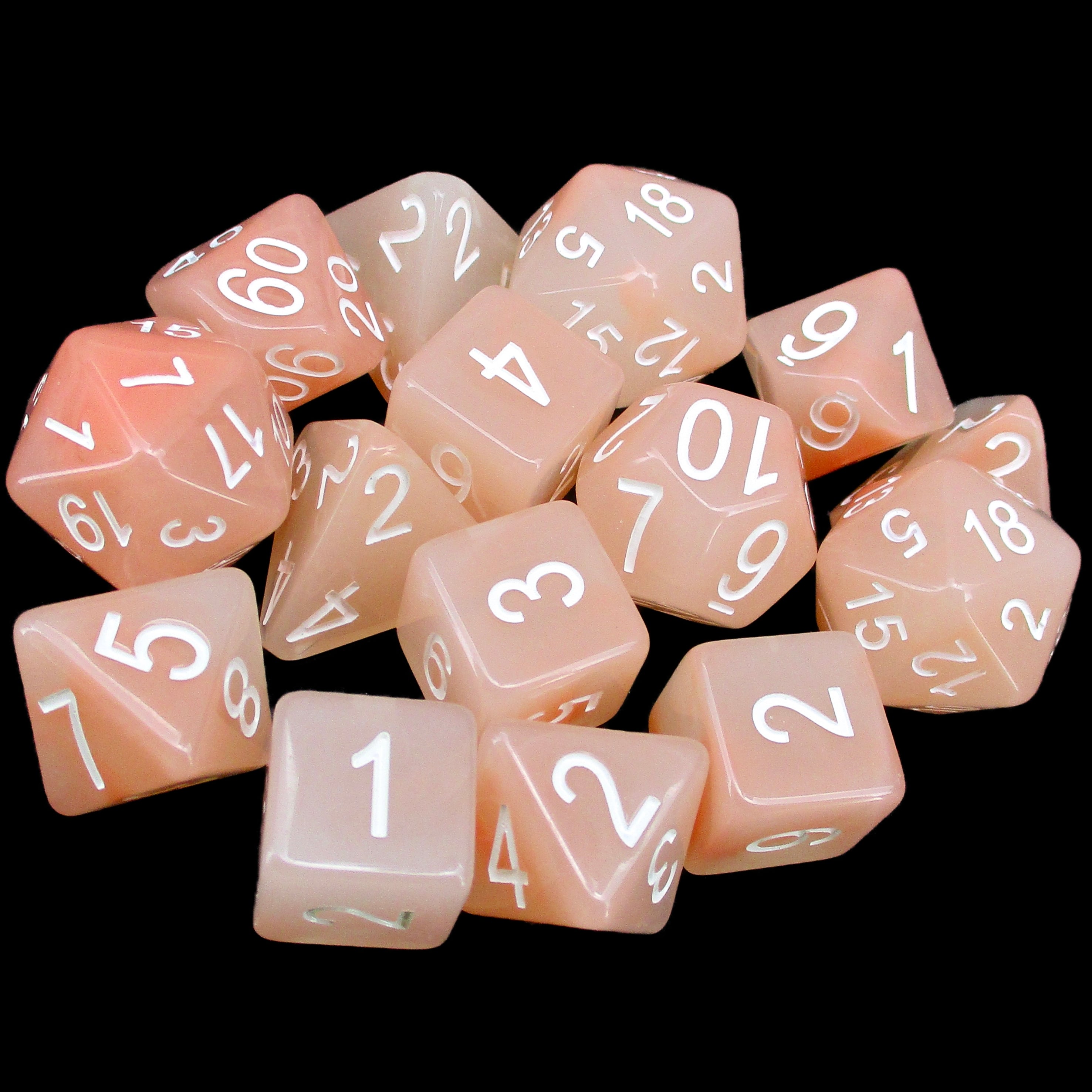 Role 4 Initiative Jade Pixie Wings 15 Dice Polyset