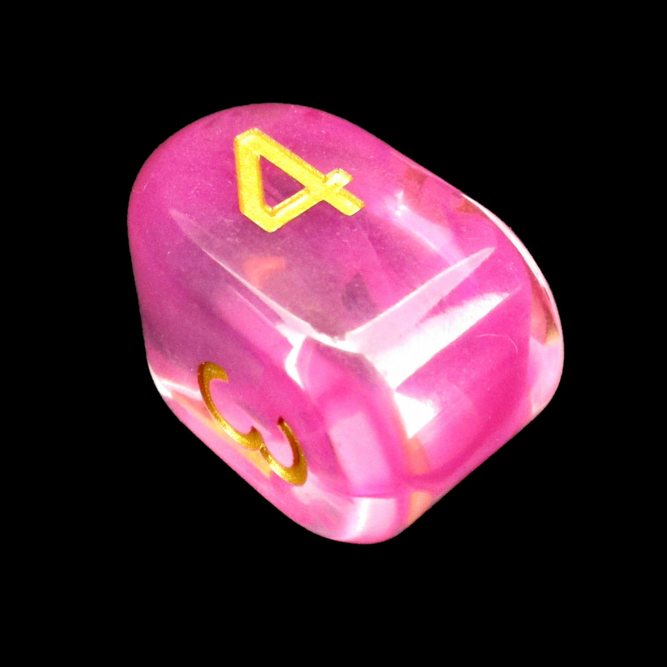 Role 4 Initiative Diffusion Rose Gold Arch D4 Dice