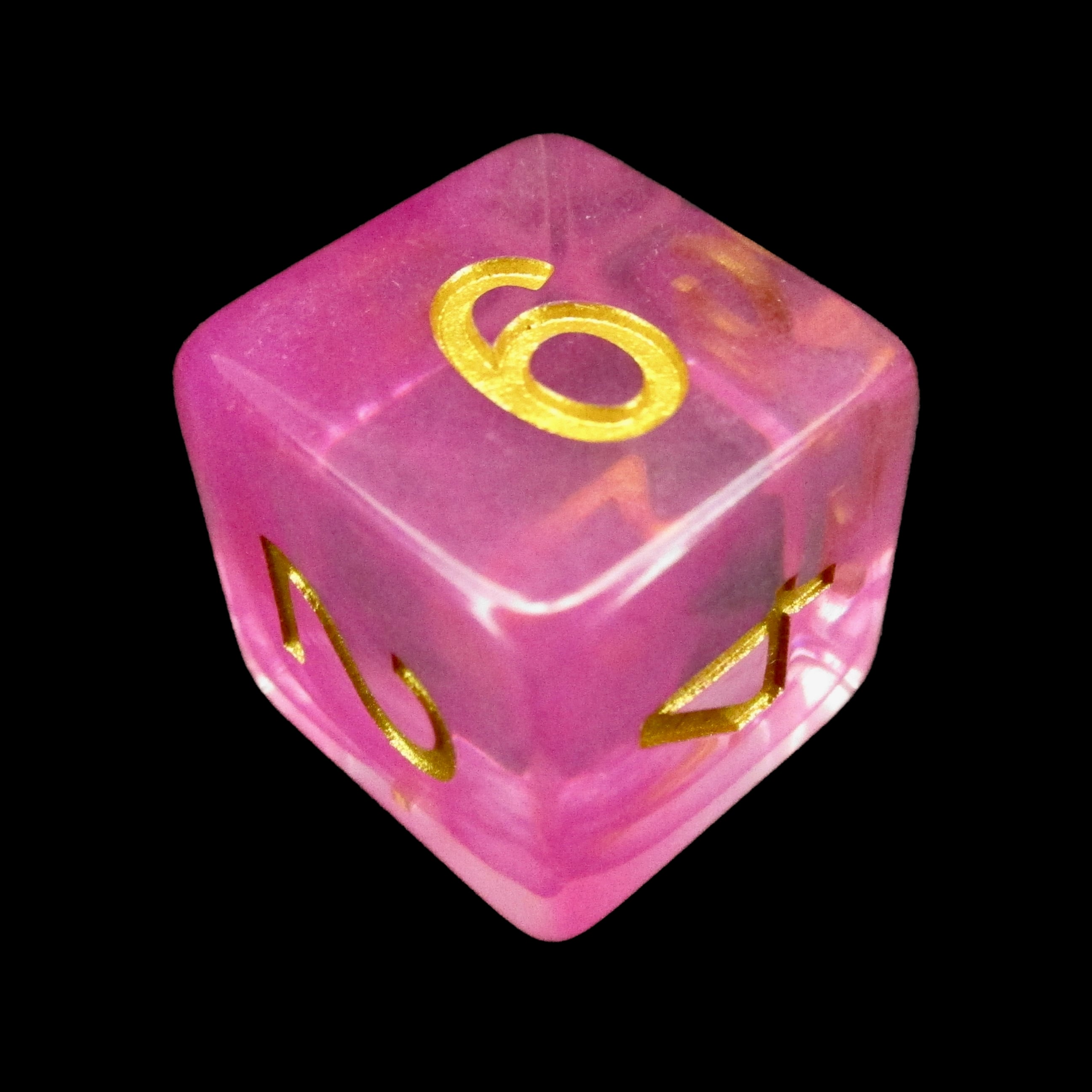 Role 4 Initiative Diffusion Rose Gold D6 Dice