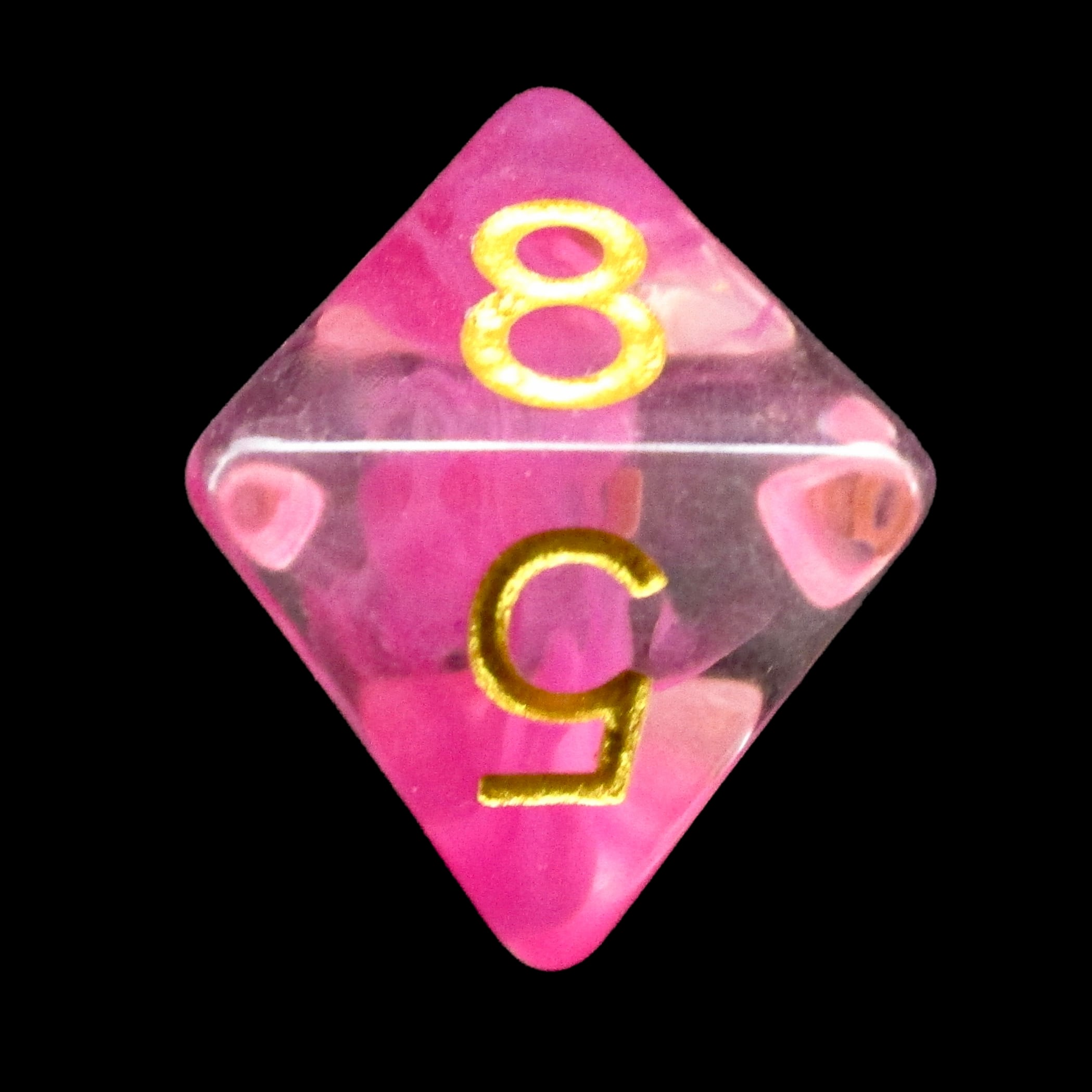 Role 4 Initiative Diffusion Rose Gold D8 Dice