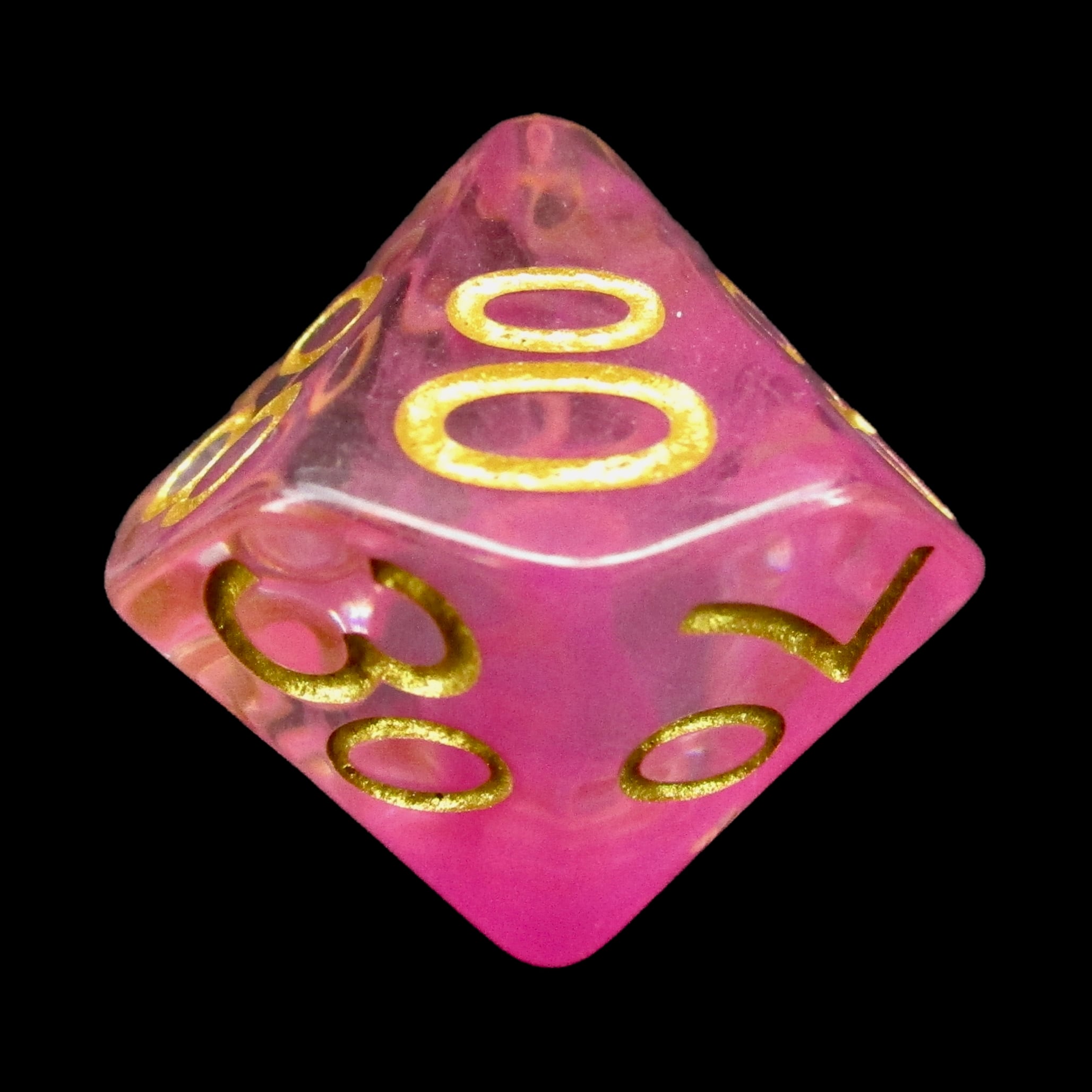 Role 4 Initiative Diffusion Rose Gold Percentile Dice