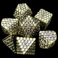 TDSO Metal Dragon Scale Antique Bronze 7 Dice Polyset